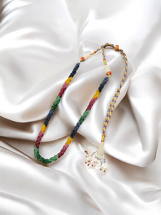 Multi-colored Semi-Precious Beaded Necklace