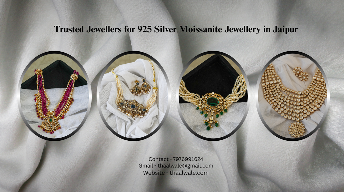 Trusted Jewellers for 925 Silver Moissanite Jewellery in Jaipur