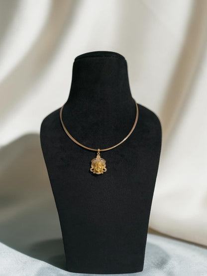 925 Silver Divine Shakti Diamond-Look Pendant