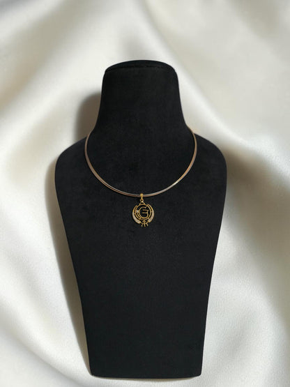 925 Silver Gold Plated Diamond Look Pendant