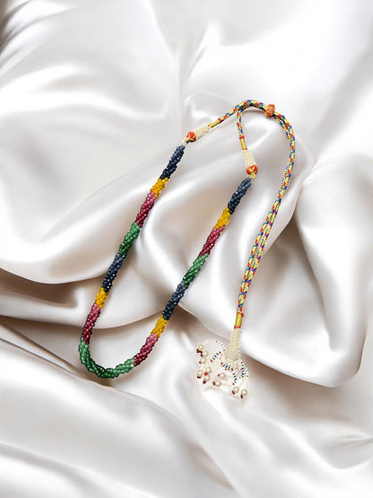 Multi-colored Semi-Precious Beaded Necklace