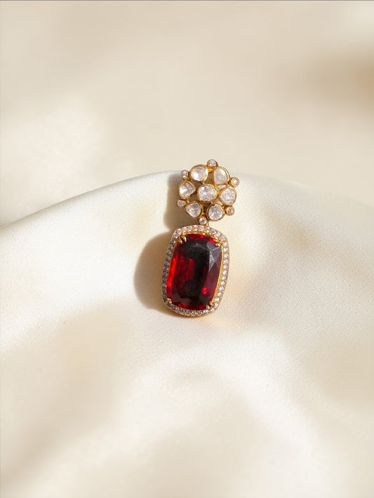 Ruby Luxe 925 Silver Pendant Necklace