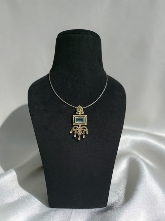 Celestia Emerald-Cut Pendant