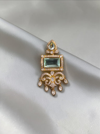Celestia Emerald-Cut Pendant