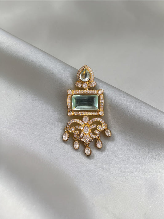 Celestia Emerald-Cut Pendant