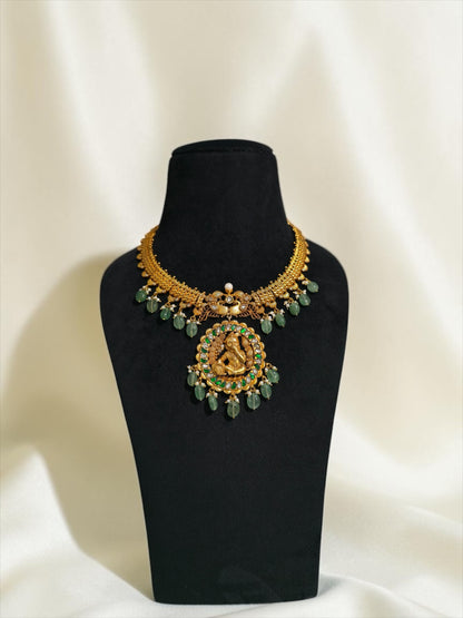 Shree Krishna Antique Temple Necklace