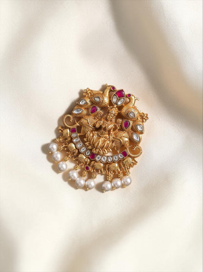 South Indian Temple Jewelry Lakshmi Pendant