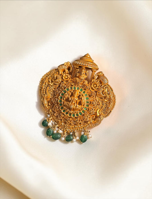 Lakshmi Ganesha Temple Nakshi Pendant