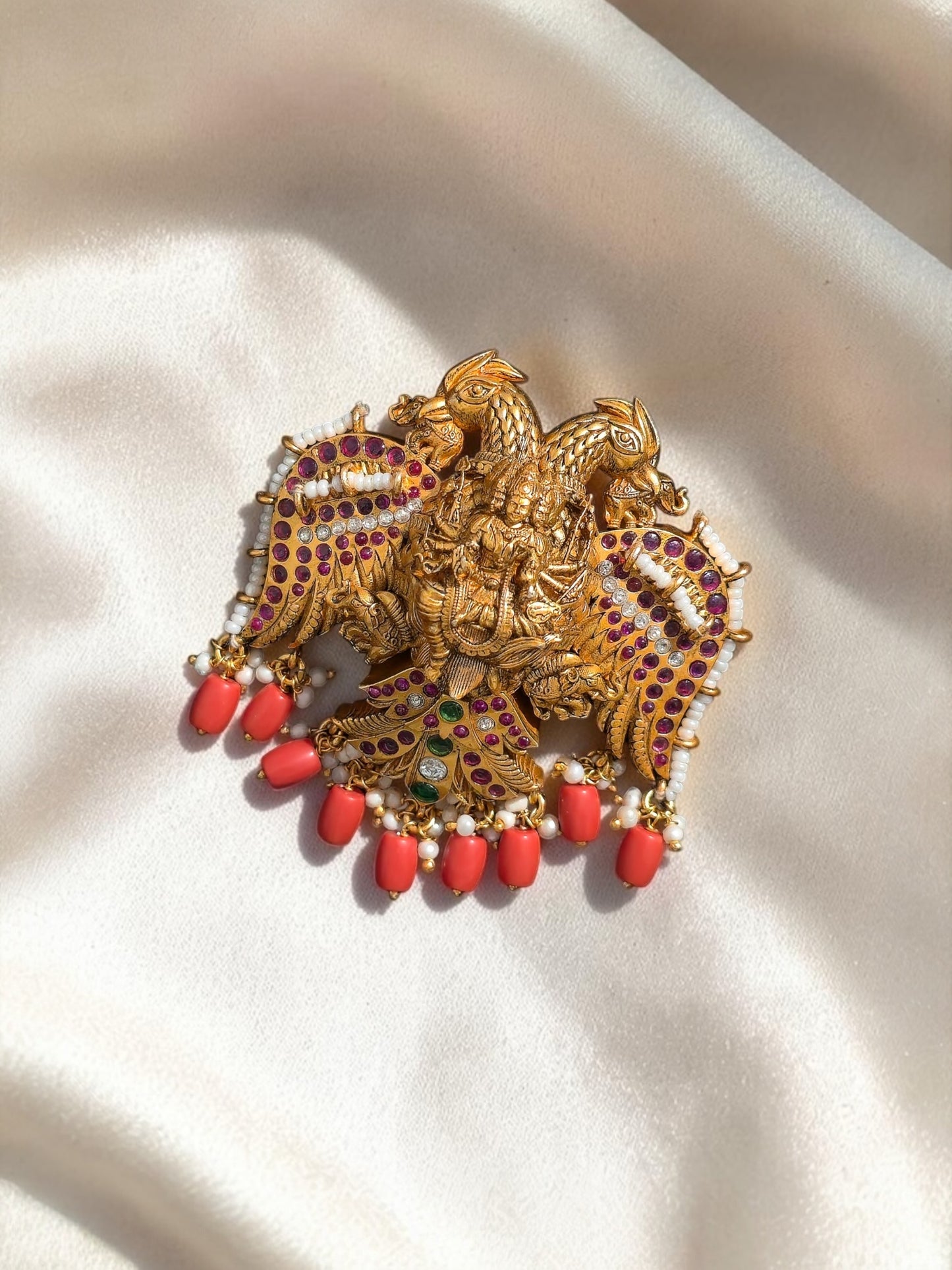 Lakshmi Garuda Temple Pendant