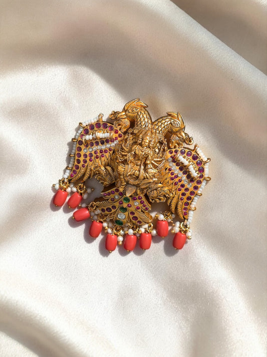 Lakshmi Garuda Temple Pendant