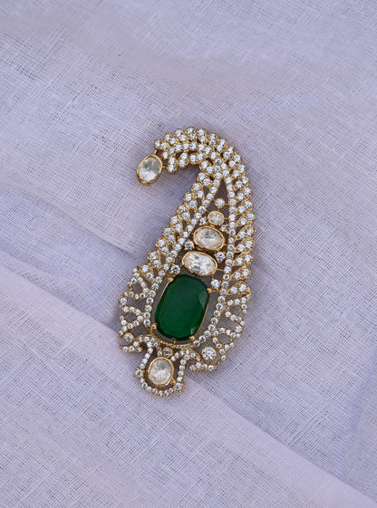 Virasat 925 Silver Brooch