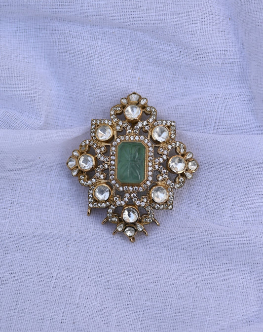 Swaraj 925 Silver Brooch